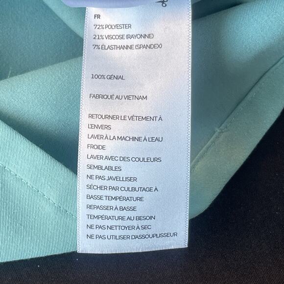 Figs Womens Catarina One Pocket Scrub Top Medium Blue Nursing Medical ER - Picture 6 of 12